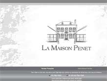 Tablet Screenshot of lamaisonpenet.com